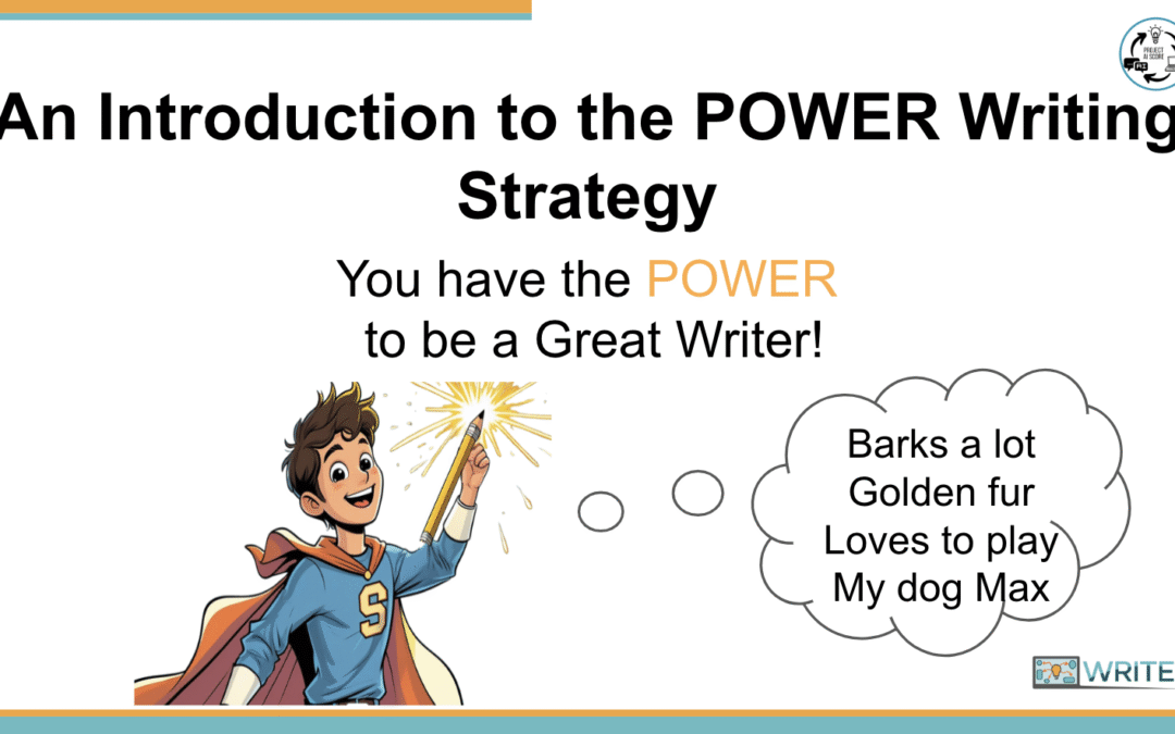 An Introduction to the POWER Writing Strategy